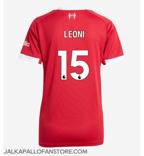 Liverpool Giovanni Leoni #15 Kotipaita Naisten 2025-26 Lyhythihainen Liverpool Giovanni Leoni #15 Kotipaita Naisten 2025-26 Lyhythihainen